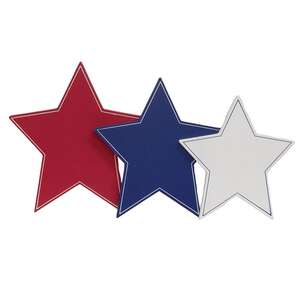Americana Star Wooden Accents, 3/Set