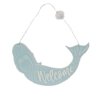 Welcome Mermaid Wall Hanger 38389;