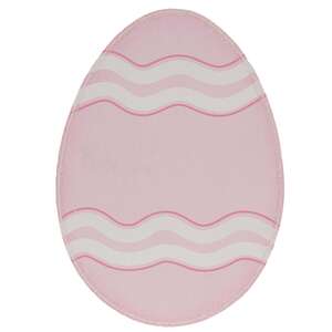 Glittered Pink Easter Egg Accent/Planter Stake 38401;