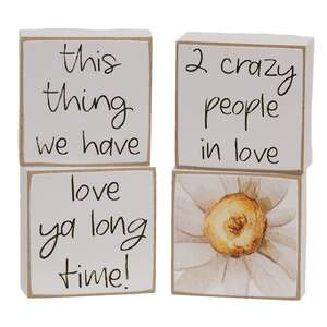 This Thing We Have Mini Square Blocks - 4/Set 38462;