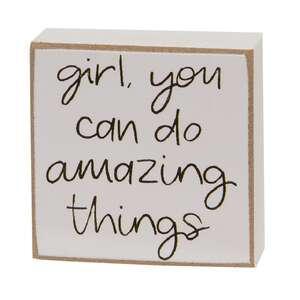 You're The Good Things Mini Square Blocks - 4/Set 38468;