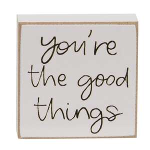 You're The Good Things Mini Square Blocks - 4/Set 38468;