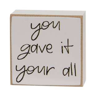 You're The Good Things Mini Square Blocks - 4/Set 38468;