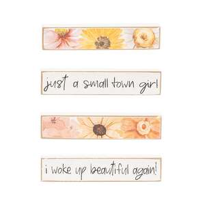 Just A Small Town Girl Floral Tiny Mini Sticks - 4/Set 38482;