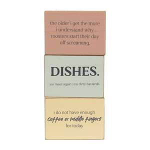 We Meet Again Rectangle Block - 3 Asstd. 38512;