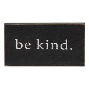 Kindness Sentiment Distressed Wooden Block - 4 Asstd. 38531;