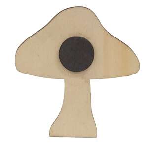 Floral Mushroom Magnets - 4/Set 38551;