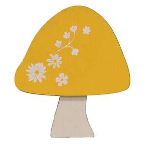 Floral Mushroom Magnets - 4/Set 38551;