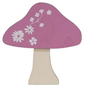 Floral Mushroom Magnets - 4/Set 38551;
