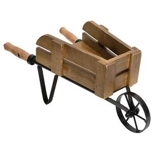 Distressed Garden Wheelbarrow