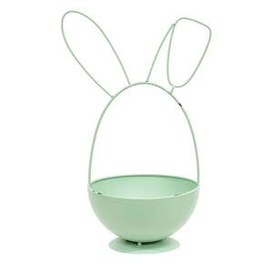 Distressed Metal Bunny Egg Bowls - 2/Set 70175;
