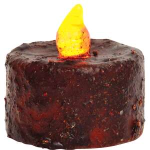 6/Pkg, Burnt Burgundy Timer Tealights