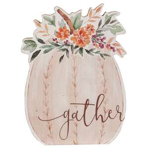 Gather Chunky Watercolor Pumpkin Sitter 91031;