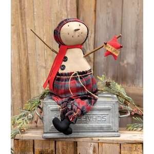 Yule Plaid Snowman