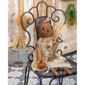 Tabby Pumpkin Girl Doll