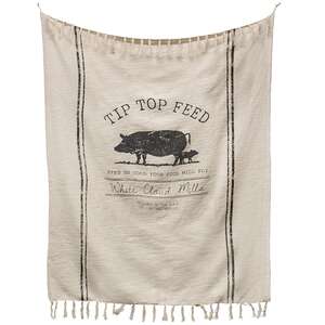 Tip Top Feed Farmhouse Throw 28076;