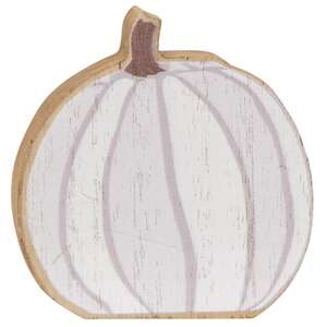 White & Gray Chunky Pumpkin Sitters, 3/set 35513;