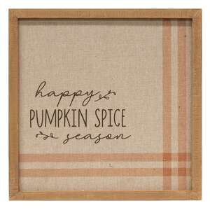 Happy Pumpkin Spice Season Feed Sack Frame 65182;