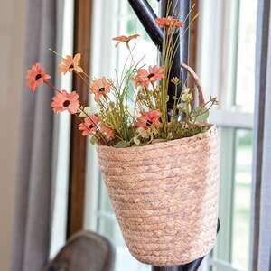 Woven Seagrass Wall Planter Basket HAC2442;