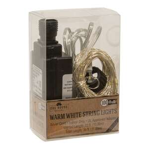 LED Warm White Bud Lights, 100 ct L03923;