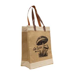 Go Wild For A While Jute Tote LT12;