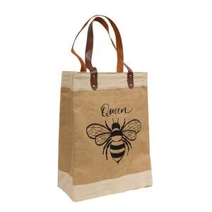 Go Wild For A While Jute Tote LT13;