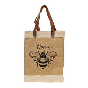 Go Wild For A While Jute Tote LT13;
