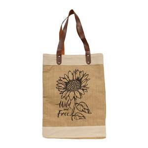 Wild and Free Jute Tote LT14;