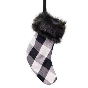 Black Buffalo Check Stocking 14463;