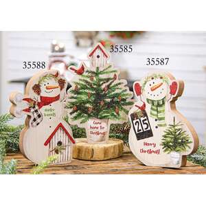 Merry Christmas Chunky Snowman Sitter