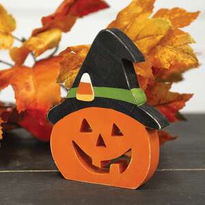 Witchy Jack O Lantern Chunky Sitter