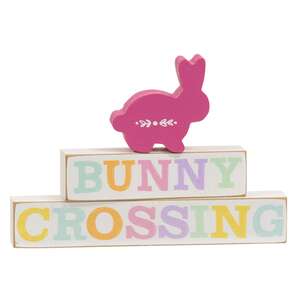 3/Set, Bunny Crossing Block Stackers