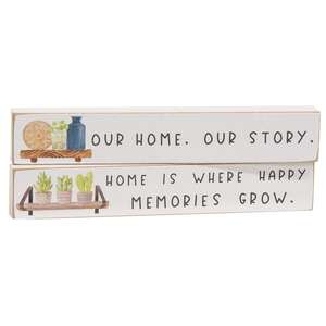 Our Home Our Story Mini Stick, 2 Asstd.