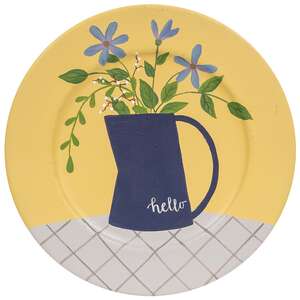 Hello Teapot Plates, 2 Asstd