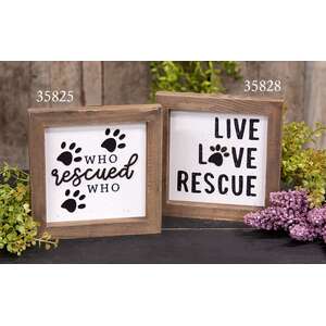 Live Love Rescue Shadowbox Frame