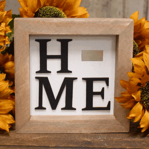 Home Magnetic Sign w/9 Magnets