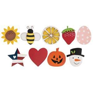 Home Magnetic Sign w/9 Magnets