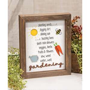 Gardening Shadowbox Frame