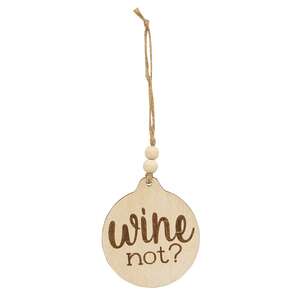 Dinner Is Poured Beaded Wine Tag, 3 Asstd.