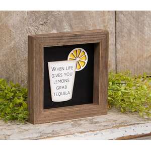 When Life Gives You Lemons Shadowbox Frame