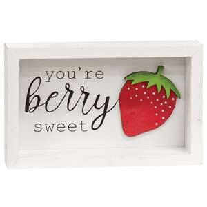 You're Berry Sweet Shadowbox Frame
