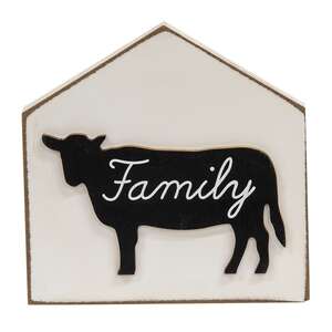 3/Set, Farm Animal Silhouettes House Blocks