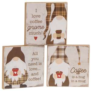 Coffee Gnome Block, 3 Asstd.