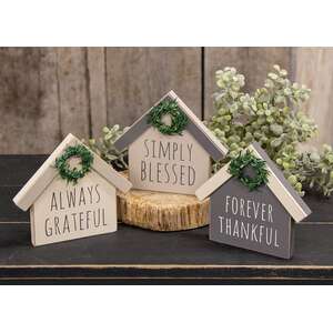 Forever Thankful House Sitter, 3 Asstd.