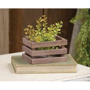 Small Vegetable Wooden Crate