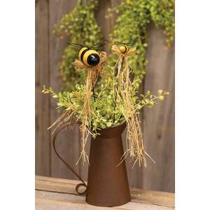 2/Set, Wooden Bee Plant Pokes