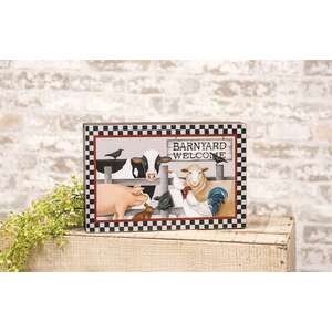 Barnyard Welcome Box Sign