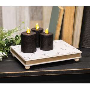 Gold Leaf Wooden Book Riser