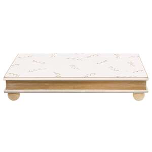 Gold Leaf Wooden Book Riser