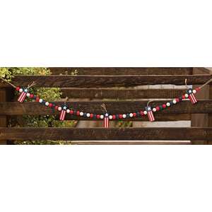 Wooden Beaded Firecracker Garland